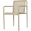 Ferm Living - Poltroncina da pranzo Dapple - Beige - Acciaio zincato verniciato a polvere - Designer Says Who