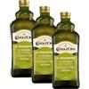 Costa d'Oro - Il Biologico 1L. Olio extravergine di oliva non filtrato, estratto a freddo, prodotto secondo i metodi della filiera biologica. Bottiglia da 1 litro. (Confezione da 3)
