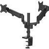Hama 00118498 Supporti a parete per TV 81,3 cm [32] Scrivania Nero (Hama Monitorarm Gasfeder, 69 cm/27, 2-) [00118498]