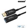 Microconnect MC-USB3.0AAF25AOP cavo USB 3.2 Gen 2 [3.1 2] 25 m A Nero (Premium Optic fiber 25m, - 3.0 A-A M-F Warranty: 300M) [MC-USB3.0AAF25AOP]