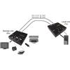 VALUE KVM Extender over Cat.6, HDMI, 4x USB 60 m [14.99.3041]