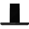 Hisense CH9T6226B - Cappa aspirante 90 cm, 446 m³/h, classe A+, sincronizzazione H2H, sensore aria pura, funzione Boost, efficienza energetica A+, controllo touch, allarme filtro, nero