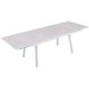 SalMar Tavolo Alluminio Allungabile MERANO Stone 170/220/270x90 cm Bianco di Salmar