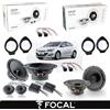 Focal Casse Altoparlanti Ant + Post FOCAL AUDITOR ASE165 + ACX165 per OPEL ASTRA J