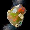 OPAL EMPIRE Nero opal gemstone, Naturale fire Crudo, Ethiopian rough 10.2Ct 21x14 MM