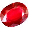 Gemscopious 50.05 CT Naturale Mogok Sangue Rosso Rubino Certificato Big-Size Ovale Trattato