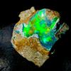 OPAL EMPIRE Natural Opal Crudo, Fire Opal rough , Etiope Nero opal gemstone 10.5Ct 18x16 MM