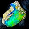 OPAL EMPIRE Fire Opal rough Etiope opal gemstone, Naturale black opal Crudo, 17x13 MM 8.5 KT