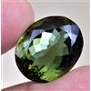 Naturale Hiddenite 25.20 KT Verde Estremamente Raro Certificato Fantastico Gemma