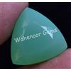 Naturale Oceanside Verde Opale 20.70 KT Cubico Non Scaldato Certificato Gemma