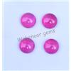 4 Pezzi Di Naturale Mogok Rosa Rubino Rotondo 6.6 MM Certificato 4.35 KT Loose