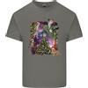 Gildan T-Shirt In Cotone Leggero Per Uomini Con Gatti E Albero Di Natale