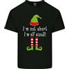 Gildan Im Non Corto Im Elfo di Taglia Divertente Natale Uomo Luce T-Shirt