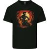 Gildan T-Shirt Halloween Per Bambini 25 Skull Biker Moto