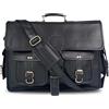 Borsa In Pelle Per Laptop Computer Marrone 18x14x6"