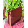 Fatto a mano 9X11 Raro Capra pelle Vintage Laptop Messenger Handmade Universale Tracolla