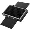 HOMSFOU Filtro Spot per Flash a Griglia Nido D'ape Nero in Metallo | Installazione Semplice Chiusura Hook And Loop, Struttura Honeycomb Grid, Regola la Luce