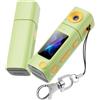 Tsophreniq Fotocamera da pollice con obiettivo rotante a 230 gradi per sport all'aria aperta e scatti creativi fotocamera con obiettivo rotante