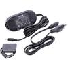 vhbw alimentatore, cavo di alimentazione compatibile con Fuji/Fujifilm FinePix JX280, JX300, JX355 fotocamera - 2 m + accoppiatore DC