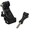 SHINEOFI Base Rotante J-hook a Sgancio Rapido per Action Camera | Abs Nero, Rotazione 360 Gradi e Struttura Stabile, per Modelli 5/5s/4/4s/3+/3/2/1 e Yi