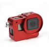 Aokicase For Gopro Hero5/6 Metal Battery Cover + UV Mirror for Sports Cameras Rechargeable Side Cover Metal Side Cover Accessories Gopro Hero5/6 Accessory Camera Accessories (Gopro Hero5/6, Red) GP416