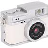 ASHATA Piccola fotocamera portachiavi, mini fotocamera digitale con risoluzione video da 20 MP 1080p, tipo C, condivisione istantanea, luce di riempimento a LED integrata, schermo da 0,96 pollici per