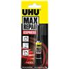 UHU 51150 Max Repair Express, tubetto da 3 g, Trasparente