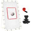 Générique Rete da pallavolo regolabile 3,8 cm, compatibile con 22,5 m con 28 corde elastiche, per adulti, principianti, interni, esterni, giardino, spiaggia, sport