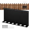 Generic Supporto per canna da pesca sul ghiaccio, facile installazione, 40 x 20 x 5 cm, supporto verticale per canna da pesca, uso versatile, per casa, appartamento, garage o uso esterno