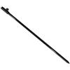 Garpotic Supporto telescopico per canna da pesca, in lega di alluminio, con punta a freccia, per pesca alla carpa, regolabile 30-50 cm/48-75 cm (48-75 cm)
