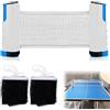 BORDEAG Rete da Ping Pong, Rete Retrattile da Ping Pong, Rete da Ping-Pong Estensibile, Rete Ping Pong da Tavolo, Rete di Ricambio per Ping Pong, per Tavolo da Ping Pong, Scrivania, Tavolo da Pranzo