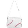 Generic Borsa a tracolla leggera in PVC trasparente di grande capacità con tracolla regolabile per shopping e gite, bianco, 480.00x260.00x220.00mm/18.9x10.24x8.66inch, casual