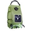 Generic Doccia portatile - Pompa doccia da campeggio, kit doccia all'aperto, borsa da bagno solare rimovibile, secchio doccia, con soffione e tubo flessibile borsa portatile per esterni, spiaggia, interni