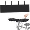 Monetais Coprimanubrio Bici, Coprimanubrio Ebike in Tessuto Oxford 420d Impermeabile con Cinturino in Nastro, Nero, Copribici da 35, 83×9, 05 Pollici