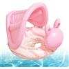 Generico Galleggiante Per Piscina - PVC 53x53x50 Cm | Anello Da Nuoto Con Parasole | Galleggiante Da Nuoto | Anello Di Supporto Gonfiabile Per Lounge In Acqua Per Piscina, Spiaggia, Lago, Relax, Pratica Di Nuo
