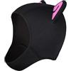 Nuyhgtr Comfortable Diving Caps, Flessibile Swim Headgear, Lightweight Swim Hats, Outdoor Water Sports Gear, Fashionable Swim Accessories, UV Protection Swim Hats, Fun Swimming Hats for Children