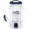Generisch Borraccia da 1,5 litri/2 litri, impermeabile, leggera per l'idratazione, per ciclismo, escursionismo, campeggio, arrampicata, pesca, backpacking, uomini e donne