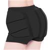 Generic Cuscinetto per i glutei da snowboard, 3D, ergonomici, con protezione per i fianchi, imbottiture protettive ispessite, protezione morbida per i fianchi