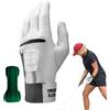 Générique Guanti da golf da uomo, guanti da golf per mancini e destrorsi | Tenuta da polso per guanti da allenamento 2 in 1 | Strumento di pratica leggera e traspirante per le professioni di