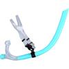 Generico Lap Swim Snorkel - Tubi Morbidi Per Snorkeling Per Adulti, Boccaglio In Silicone Attrezzatura Subacquea, PC + Silicone, Tubi Di Supporto Per Per Testa Da Allenamento Antiscivolo Per Donne Uomi