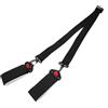 Uonlytech Cinturino Regolabile per Snowboard e Sci in Nailon Nero Protezione Binding e Tracolla per Spalla Facile da Usare per Trasporto Comodo