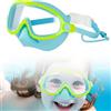 Generic Occhialini da nuoto per bambini con copertura per il naso, 2026, maschera da nuoto per bambini per ragazzi e ragazze, HD Wide View anti-appannamento, senza perdite, protezione UV, occhialini da nuoto