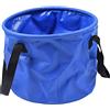 SheerFaring Multifunzionale Secchio Pieghevole Bacinella Contenitore Lavaggio Pesca Impermeabile Compatto per Trasporto Adatto per Campeggio Trekking Pesca Spiagg, Blu, 30L