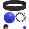 Generic Palla per riflessi da boxe, con fascia traspirante, morbida ed elastica, divertente, da palestra, per allenamento durante il di reazione, per giocatori, principianti, fitness, MMA, miglioramento