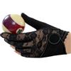 Generic Guanto per stecca da biliardo, mano sinistra, attrezzatura da biliardo da donna, guanto da biliardo da donna, per casa, tornei, allenamento all'aperto, competizioni, palestra, bar hall