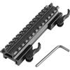 MyHaing 13 Slots Doppio Rail Rise 45 Gradi Quick Release Mount Base QD P/W Stile Guida Ferrovia Rail .223 Mount