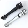 ReachMall Tubo di sterzo pieghevole regolabile in altezza, stelo pieghevole a sinistra da 28,6 mm per manubrio da 25,4 mm, lunghezza 440 mm, nero