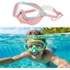 Generic Occhialini da nuoto per bambini con copertura per il naso, 2026 nuovi occhiali da nuoto per bambini con montatura grande HD, maschera subacquea per bambini e ragazzi 4-16