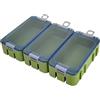 Tsophreniq 3Pcs Portatile Tackle Box Organizzatori Ami Da Pesce Esche Artificiali Scatola di Immagazzinaggio Luminosamente Accessori Da Pesca Impermeabile Portatile Attrezzatura Organizzatori
