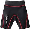 WOVEBIUS Pantaloncini da bagno in neoprene per immersioni, mute, costume da bagno rosso, M, 2 mm